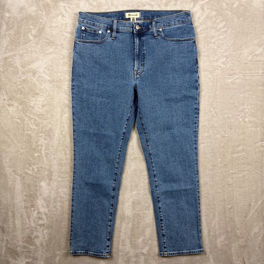 Madewell Jeans Womens Size 30 Mid Rise Perfect Vintage Medium Wash Blue Ankle
